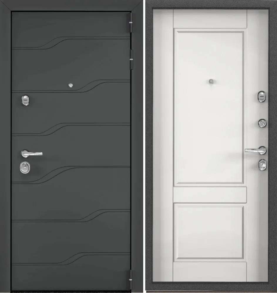 Фото Дверь Цербер 3К Линкор Черный Сменная панель DIS006432